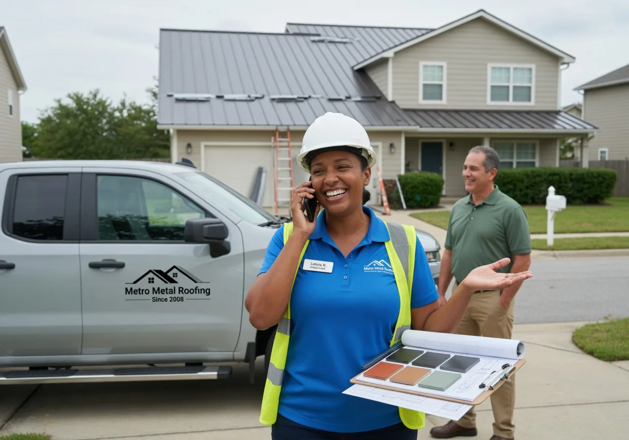 Storm Damage Metal Roof Repair in Churubusco, NY